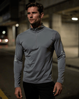 Reflective Quarter-Zip Long Sleeve