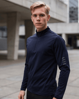 Reflective Quarter-Zip Long Sleeve