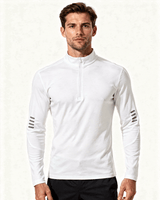 Reflective Quarter-Zip Long Sleeve