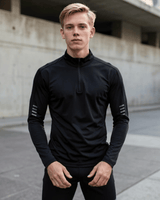 Reflective Quarter-Zip Long Sleeve